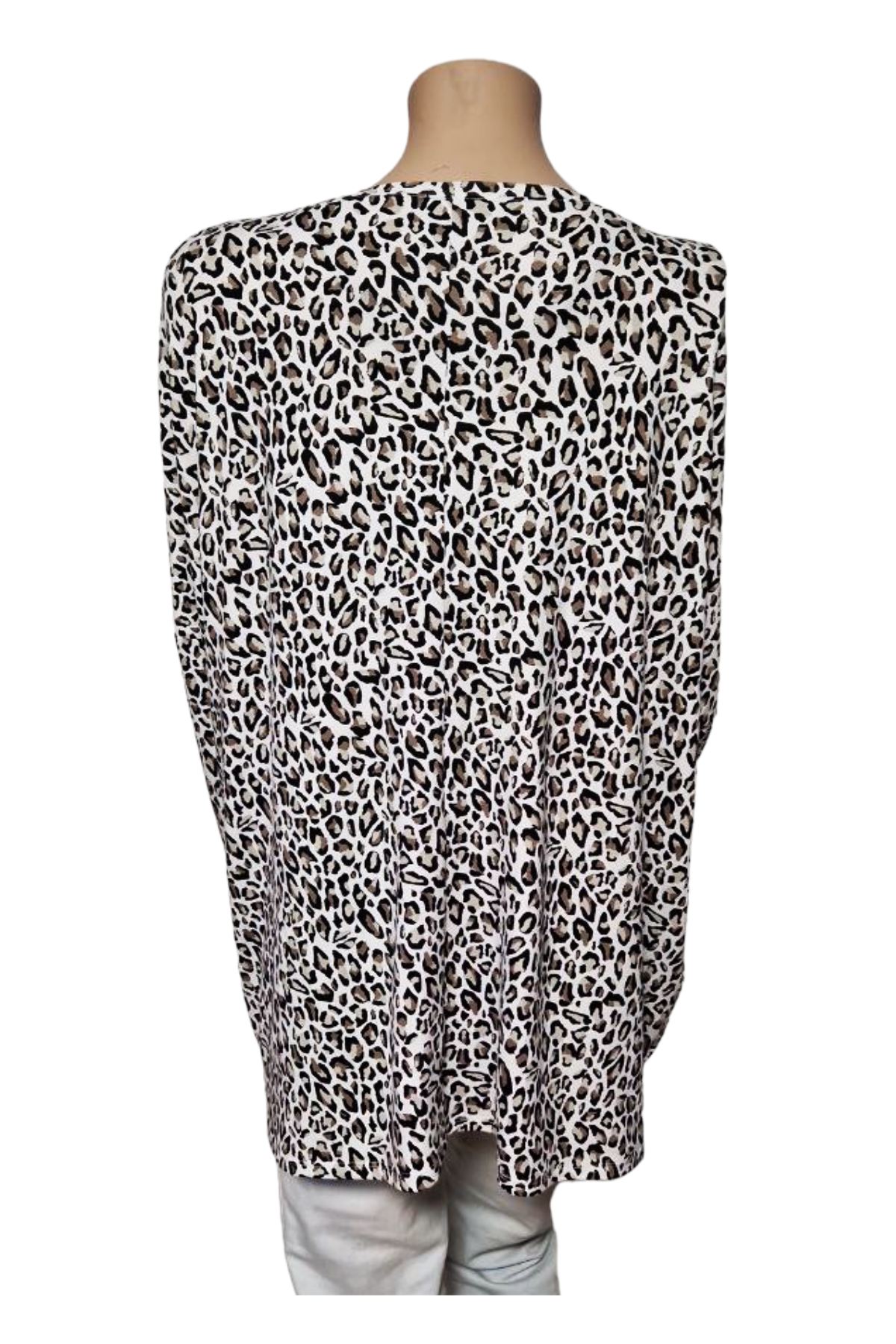 Langarm Shirt mit Leopardenmuster