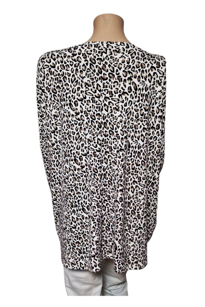 Langarm Shirt mit Leopardenmuster