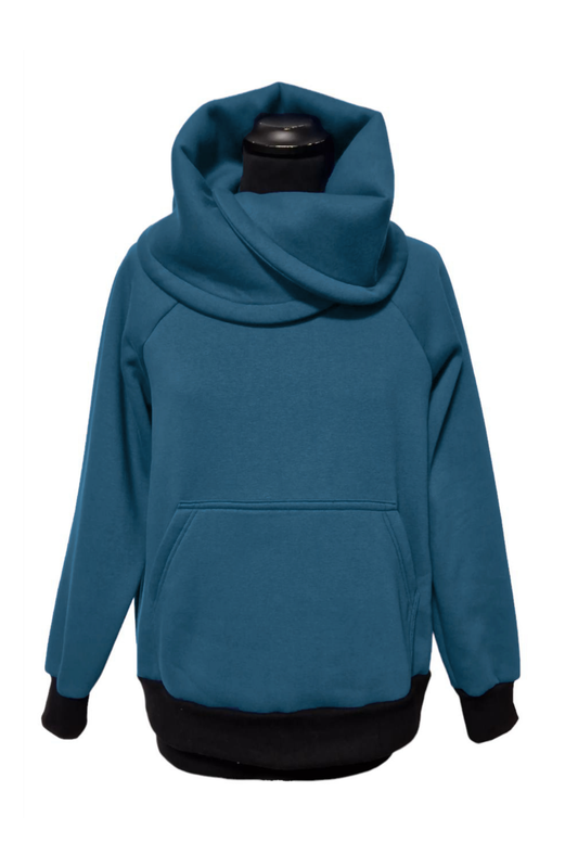 Dicker Winter Hoodie Petrol