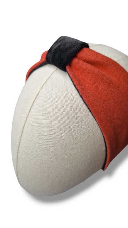 Set Stirnband und Lange Handschuhe zum Wenden Orange