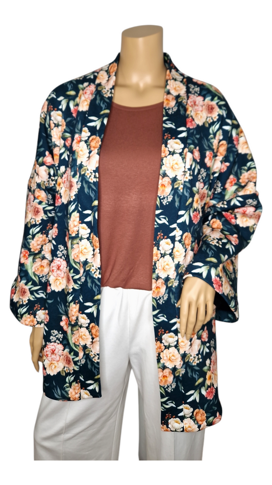 Kuscheln Kimono Blumenmuster