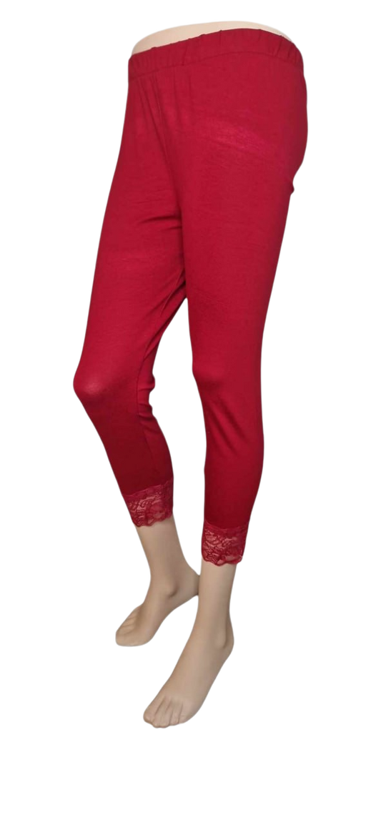 Capri Leggings Weinrot
