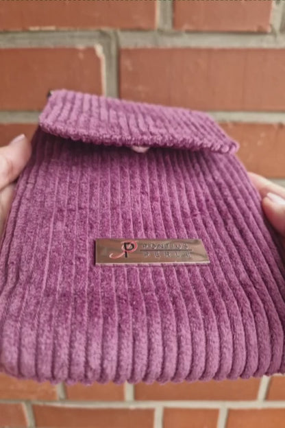 Handytasche zum Umhängen Cord Mauve