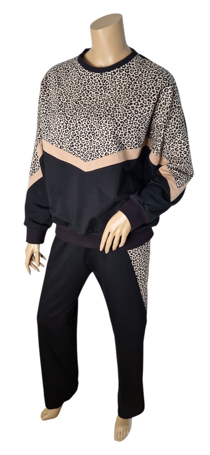 Leoparden Sweatshirt