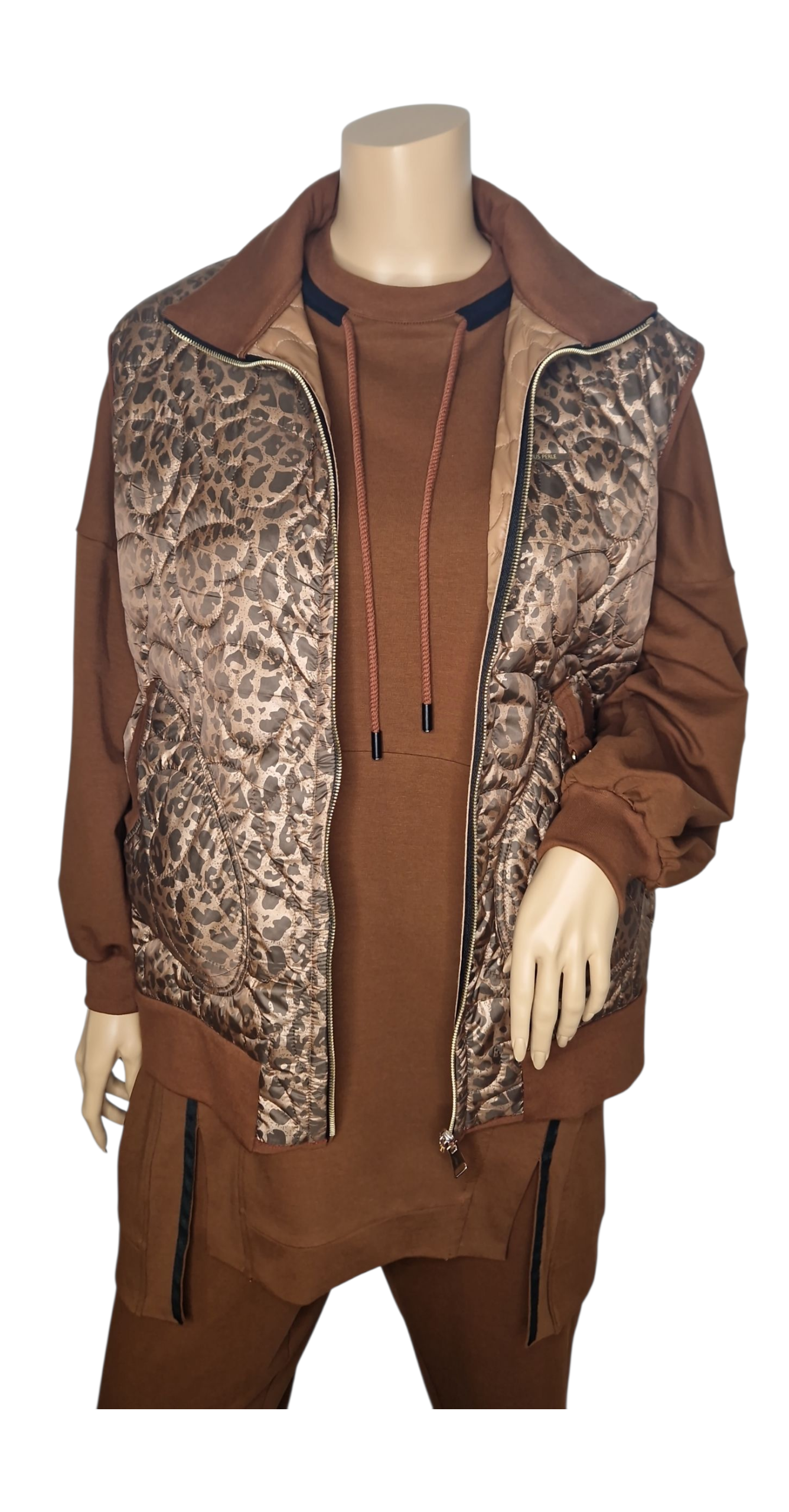 Herz-Steppweste zum Wenden – Leo und Caramel