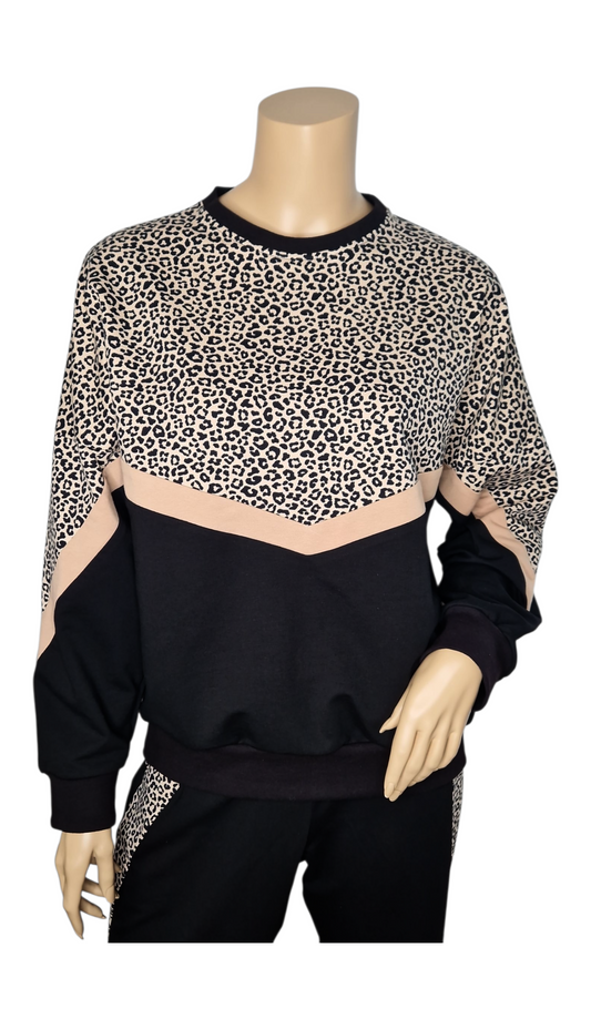 Leoparden Sweatshirt