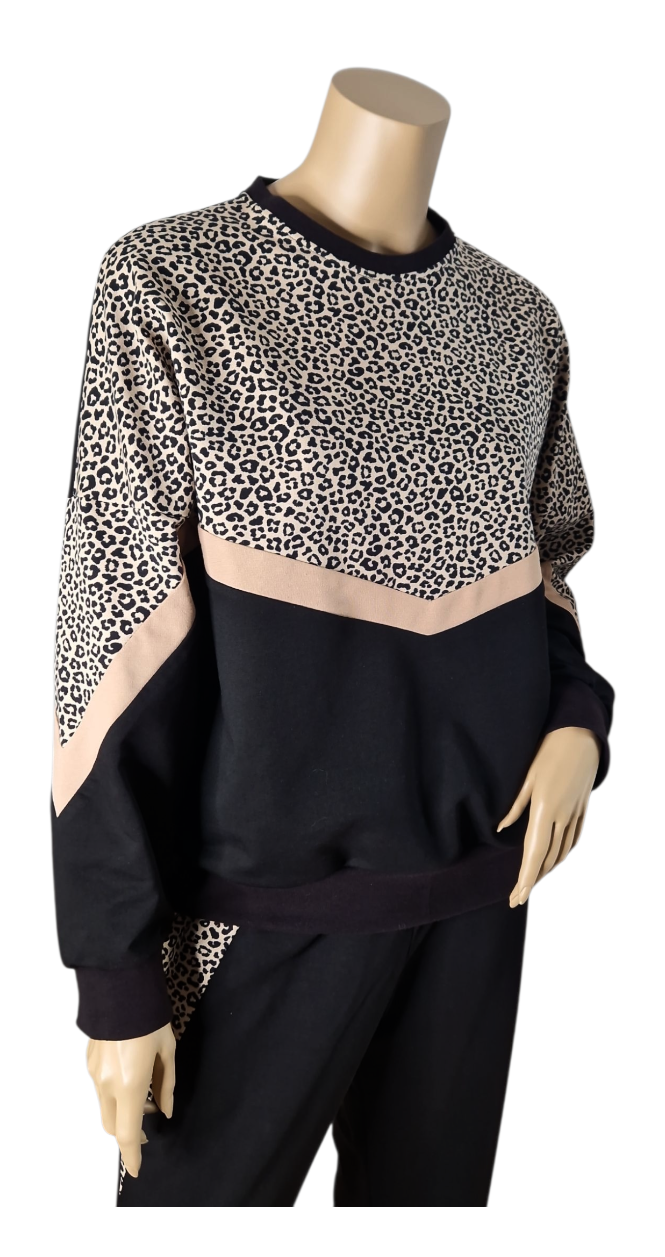 Leoparden Sweatshirt