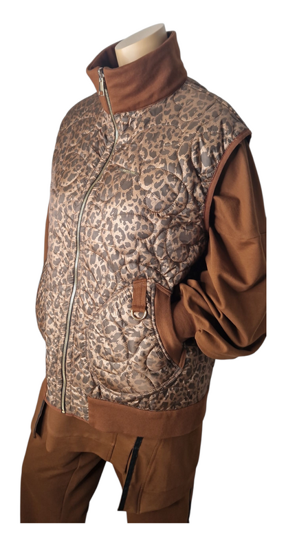 Herz-Steppweste zum Wenden – Leo und Caramel